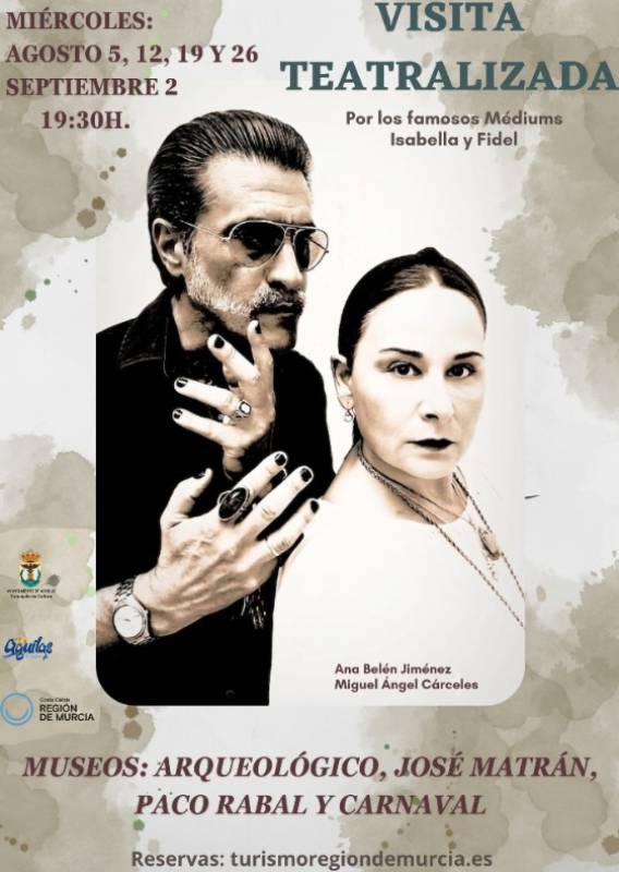 August 26 Free dramatized tour of three museums in Aguilas