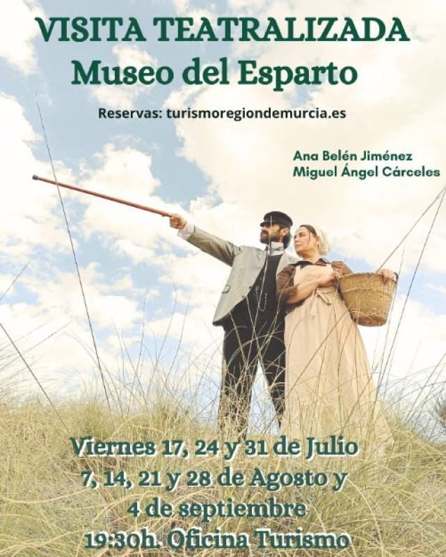 September 4 Free dramatized visit to the esparto grass museum of Aguilas
