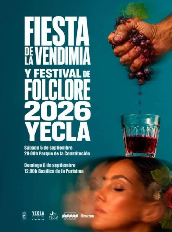 September 6 and 7 Wine and traditional music at the grape-picking fiesta in Yecla