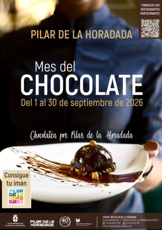 September 1-30 Chocolate Month gastronomic trail in Pilar de la Horadada