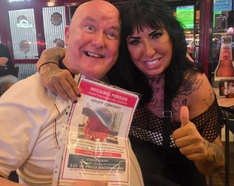 Missing Benidorm Brit found watching football in a pub next to his own missing poster