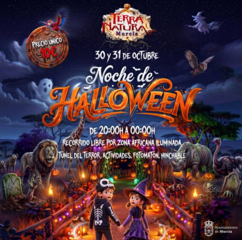 October 24, 25 and 31 and November 1 Terra Natura Murcia goes all out for Halloween with three very different ways to celebrate