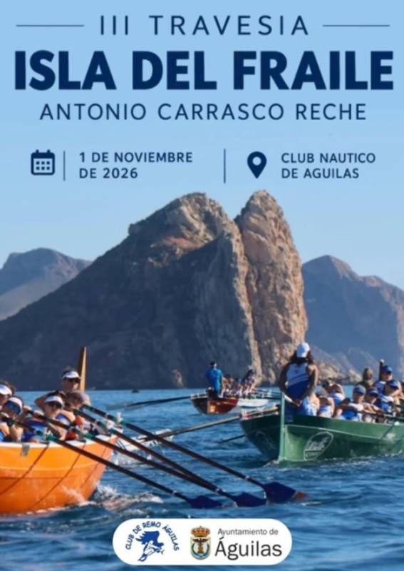 November 1 Open water rowing race at the Isla del Fraile in Aguilas