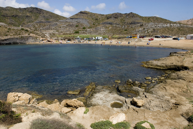 Cartagena beaches: Cala Reona in Cabo de Palos