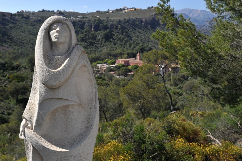 The Via Crucis in Totana, stunning sculpture set in the beautiful Sierra Espuna