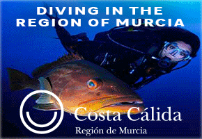 Murcia Turistica Home page banner Diving  MURCIA